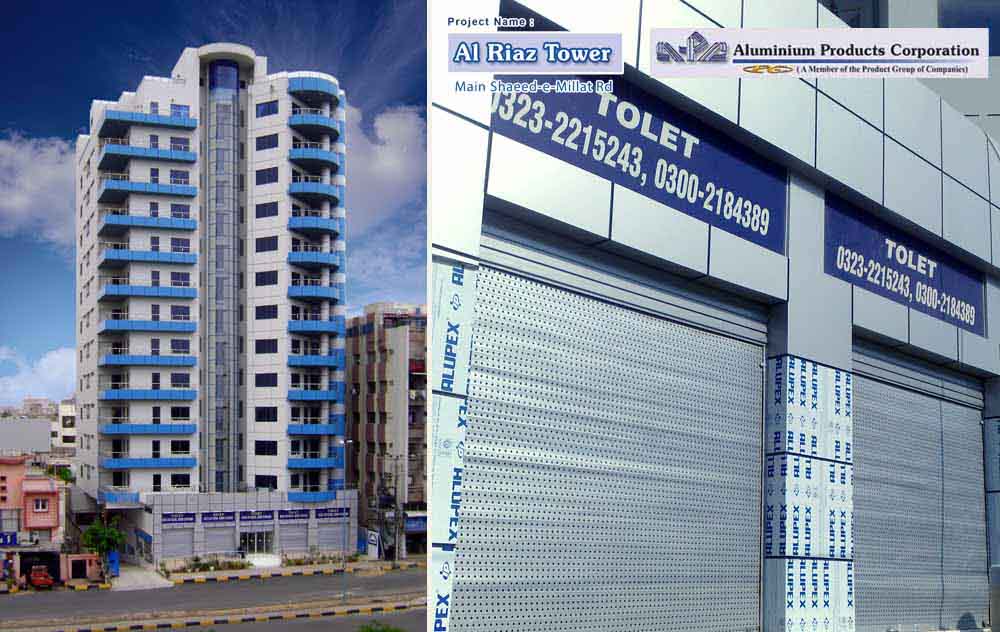 Al Riaz Tower - Main Shaheed e Millat Road - Karachi