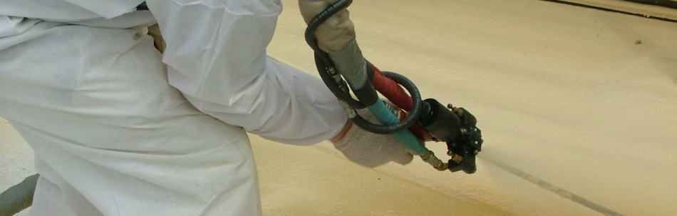 Spraying Polyurethane Foam