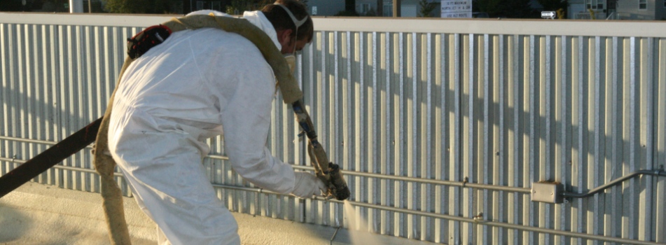 Spraying Polyurethane Foam 