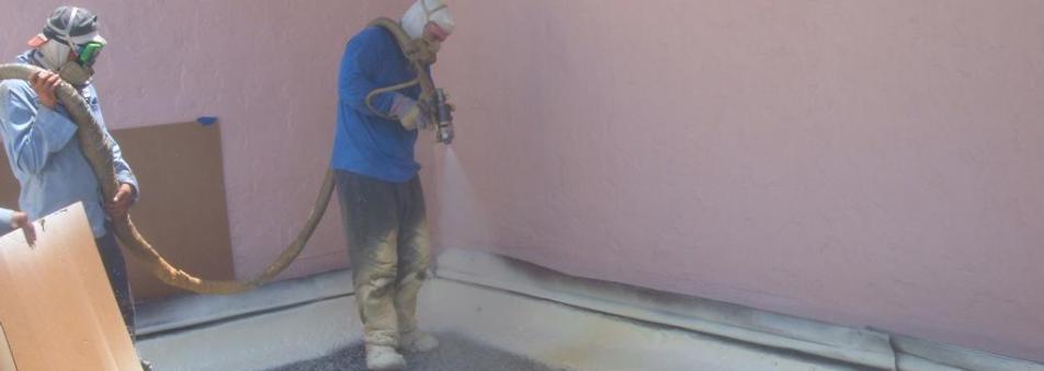 Spraying Polyurethane Foam 