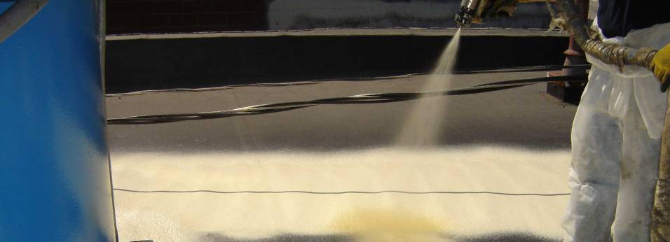 Spraying Polyurethane Foam 