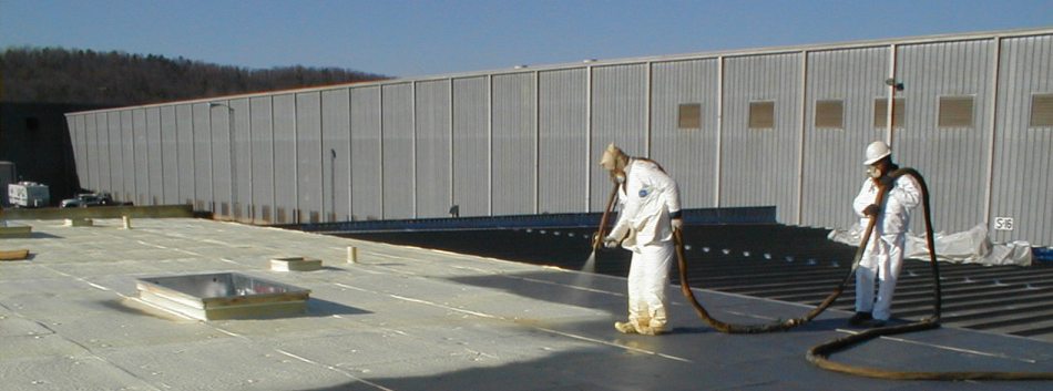 Spraying Polyurethane Foam 